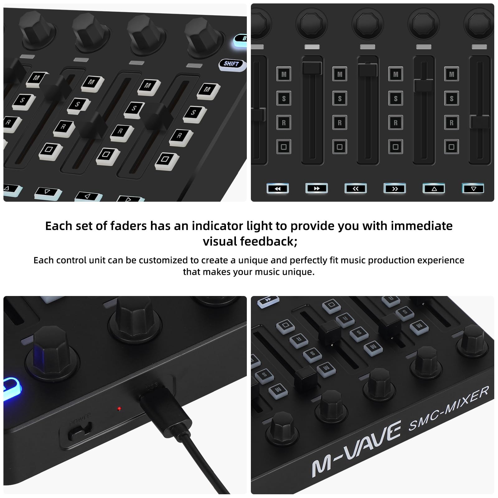 Amazon.com: Wireless Midi Controller Mixer, Bluetooth Semi